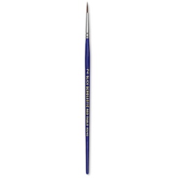 Blick Scholastic Short Handle Red Sable Brush - Round, Size 2