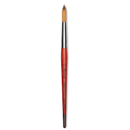 Raphael Golden Kaerell Brush - Pointed Round, Short Handle, Size 12