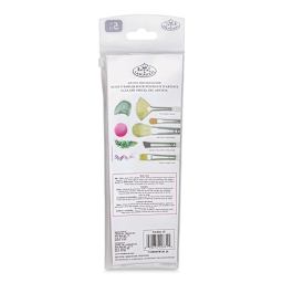 Royal & Langnickel Soft Grip Texture Brush Set, back of packaging