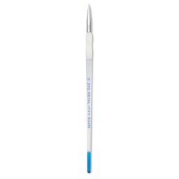 Royal & Langnickel Soft Grip Golden Taklon Brush - Round, Short Handle, Size 20/0