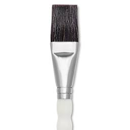 Royal & Langnickel Soft Grip Ox Hair Wash Brush - Short Handle, Size 1", close-up