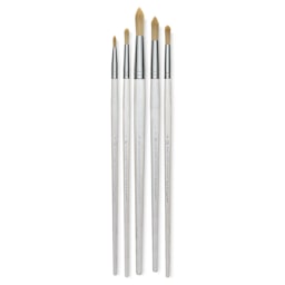 Royal Langnickel Clear Choice Brush Set - Tynex, Round, Set of 60, Long Handle (full handle)