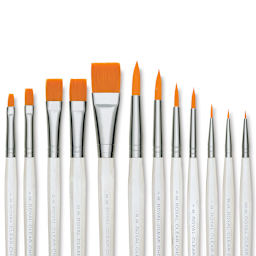 Royal Langnickel Clear Choice Class Pack - Set of 144 (close-up of brushes)