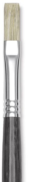 Blick Studio Bristle Brushes - Closeup of single Flat brush