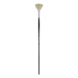 Blick Studio Bristle Brush - Fan, Long Handle, Size 4