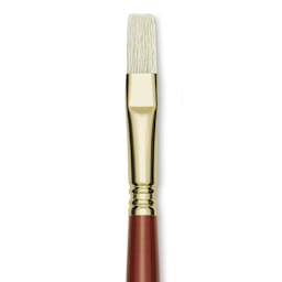 Blick Master Bristle Brush - Flat, Long Handle, Size 10 close up