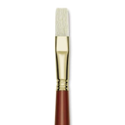 Blick Master Bristle Brush - Flat, Long Handle, Size 14 close up