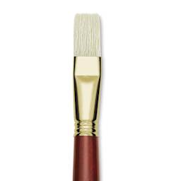 Blick Master Bristle Brush - Flat, Long Handle, Size 18 close up
