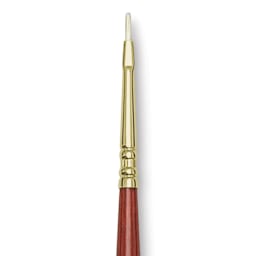 Blick Master Bristle Brush - Bright, Long Handle, Size 0 close up