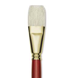 Blick Master Bristle Brush - Bright, Long Handle, Size 26 close up