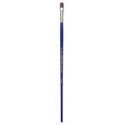 Blick Scholastic Red Sable Brush - Filbert, Long Handle, Size 10