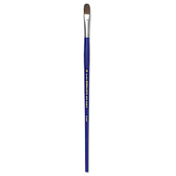 Blick Scholastic Red Sable Brush - Filbert, Long Handle, Size 14