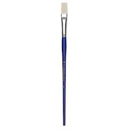 Blick Scholastic White Bristle Brush - Flat, Size 18