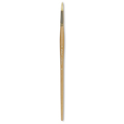 Raphaël D'Artigny Interlocked White Bristle Brush - Round, Long Handle, Size 12