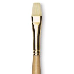 Raphaël D'Artigny Interlocked White Bristle Brush - Bright, Long Handle, Size 14