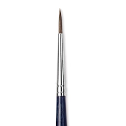 Da Vinci Cosmotop Sable Mix B Brush - Round, Short Handle, Size 2 close up
