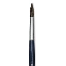 Da Vinci Cosmotop Sable Mix B Brush - Round, Short Handle, Size 12 close up