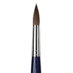 Da Vinci Cosmotop Sable Mix B Brush - Round, Short Handle, Size 16 close up