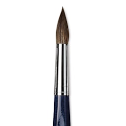 Da Vinci Cosmotop Sable Mix B Brush - Round, Short Handle, Size 20 close up
