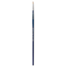 Escoda Optimo Kolinsky Sable Brush - Pointed Round, Long Handle, Size 2