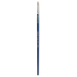 Escoda Optimo Kolinsky Sable Brush - Pointed Round, Long Handle, Size 6