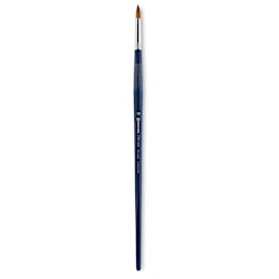 Escoda Optimo Kolinsky Sable Brush - Pointed Round, Long Handle, Size 10
