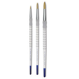 Royal & Langnickel Soft Grip Golden Taklon Brushes