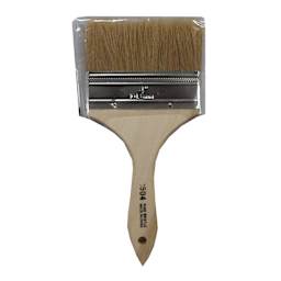 Linzer Brush Varnish & Chip Brush, White Bristle, 4"