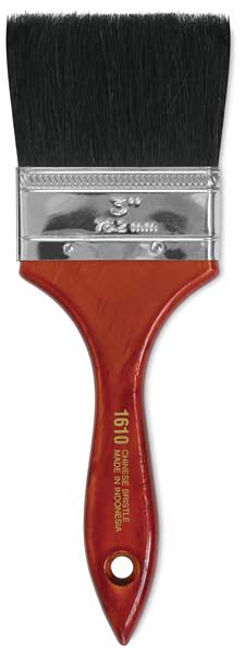 Varnish and Chip Brush - Shown upright
