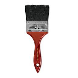 Varnish and Chip Brush - Black Bristle, Size 3"