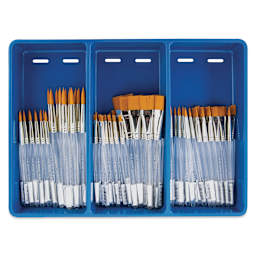 Royal Langnickel Clear Choice Classroom Caddie - Round and Flat, Set of 72