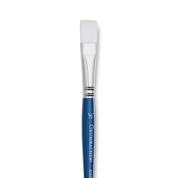Grumbacher Academy Watercolor Brush - Wash, Short Handle, Size 1/2"