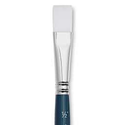 Grumbacher Academy Watercolor Brush - Wash, Short Handle, Size 1/2"