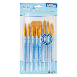 Royal & Langnickel Crafter's Choice Golden Taklon Classroom Pack - Assorted, Pkg of 15, front of packaging