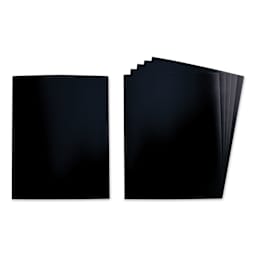 Royal & Langnickel Engraving Art Blank Board - White Foil, 8" x 10", Pkg of 6 contents