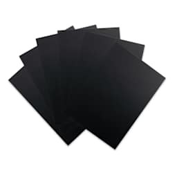 Royal & Langnickel Engraving Art Blank Board - Silver Foil, 5" x 7", Pkg of 6 contents