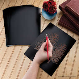 Royal & Langnickel Engraving Art Blank Board - Copper Foil, 8" x 10", Pkg of 6