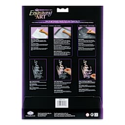 Royal & Langnickel Engraving Art Blank Board - Holographic Foil, 11" x 14", Pkg of 6 back of packaging