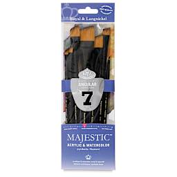 Royal Langnickel Majestic Brushes and Sets - Angular, Set of 7 (Outside of Packaging)