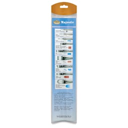 Royal Langnickel Majestic Brushes - Assorted, Set of 5, back of the packaging