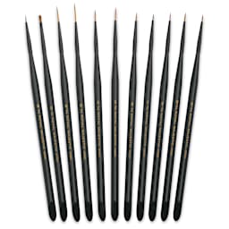 Royal Langnickel Majestic Brushes - Detail, Set of 11, brushes fanned out