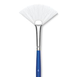 Princeton Summit Series 6850 Fan Brush - Size 4, Short Handle, Synthetic close up