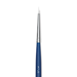 Princeton Summit Series 6850 Round Brush, Size 3/0, Short Handle, Synthetic close up