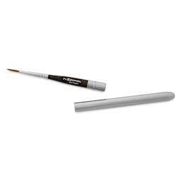 Escoda Optimo Kolinsky Sable Watercolor Travel Brush - Round, Size 2, separated