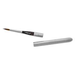 Escoda Optimo Kolinsky Sable Watercolor Travel Brush - Round, Size 6, separated