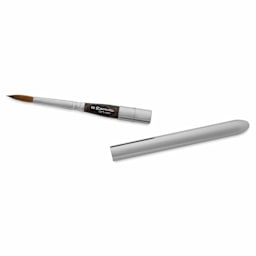 Escoda Optimo Kolinsky Sable Watercolor Travel Brush - Round, Size 8, separated