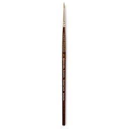 Escoda Reserva Kolinsky-Tajmyr Sable Brush - Pointed Round, Short Handle, Size 1 (full length)