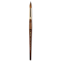 Escoda Reserva Kolinsky-Tajmyr Sable Brush - Pointed Round, Short Handle, Size 12 (full length)