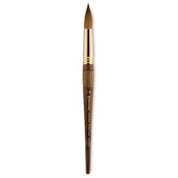 Escoda Reserva Kolinsky-Tajmyr Sable Brush - Pointed Round, Short Handle, Size 18 (full length)