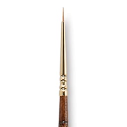 Escoda Reserva Kolinsky-Tajmyr Sable Brush - Pointed Round, Short Handle, Size 3/0 (close-up)